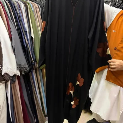 Top Notch Flower Embroidery Abaya