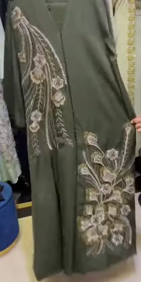 Viral Heavy Designer Abaya - Image 2